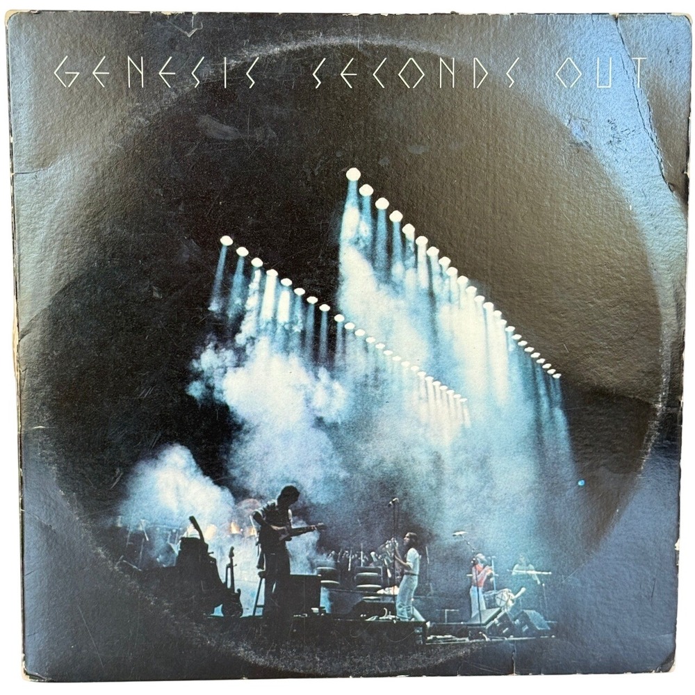 Genesis - Seconds Out 2LP Live Album SD 2-9002 VG+ Vinyl Presswell